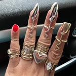 Load image into Gallery viewer, Just The Tip Nail Ring - Square
