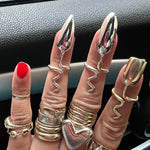 Load image into Gallery viewer, Just The Tip Nail Ring - Round
