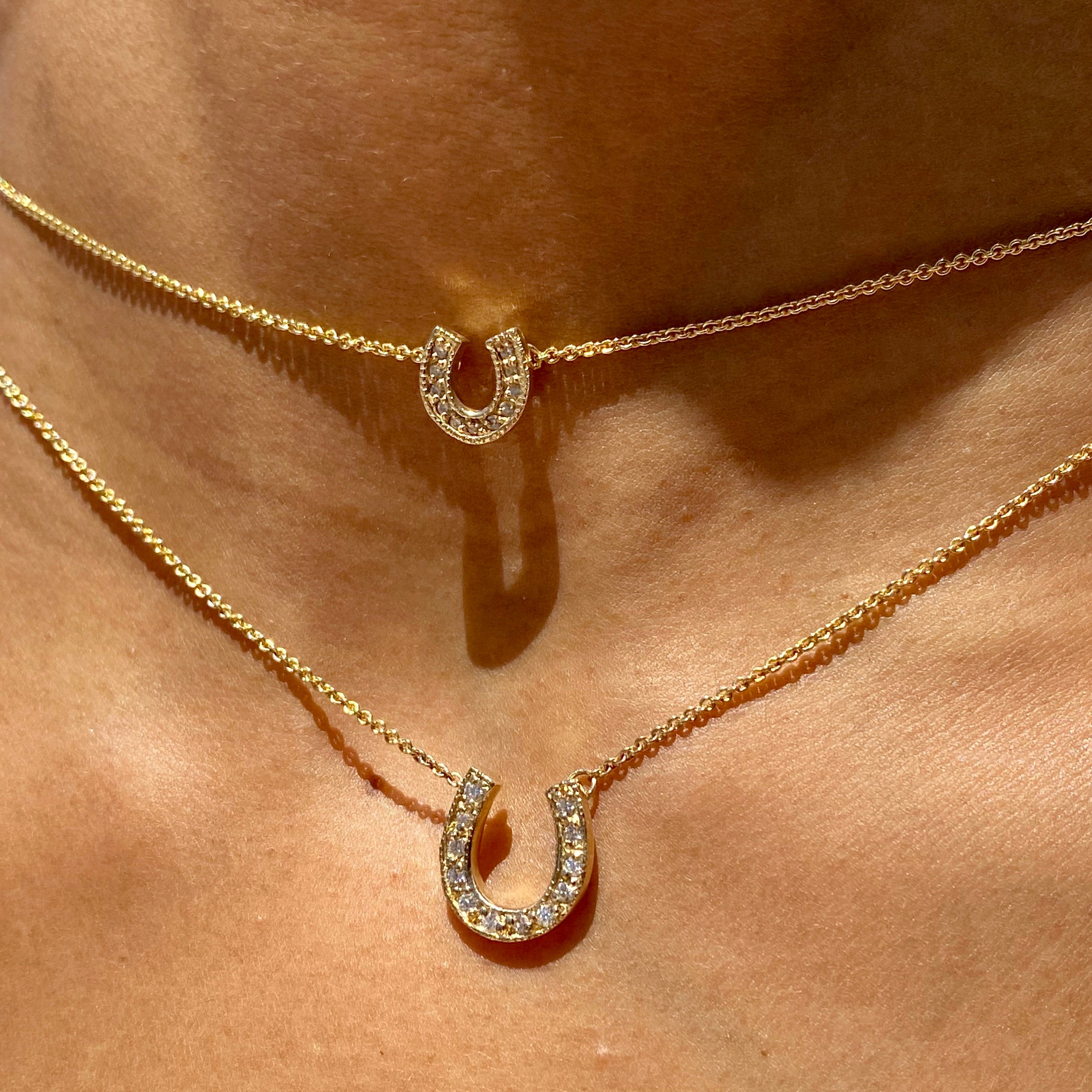 Zoë Chicco 14k Gold Itty Bitty Horseshoe Necklace – ZOË CHICCO